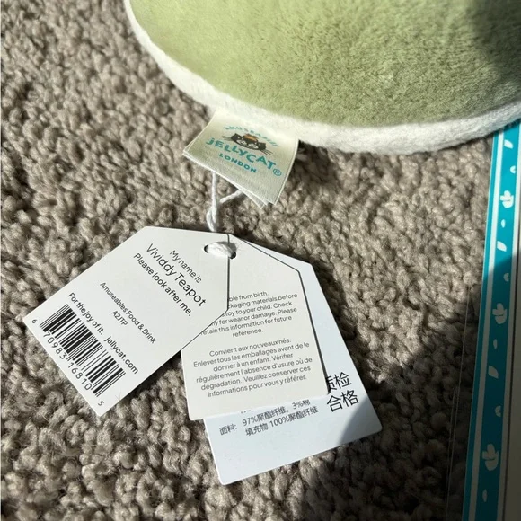 SPRING SALE🌷 NWT SHANGHAI Exclusive Vividdy Teapot Jellycat 🫖 - Picture 6 of 12